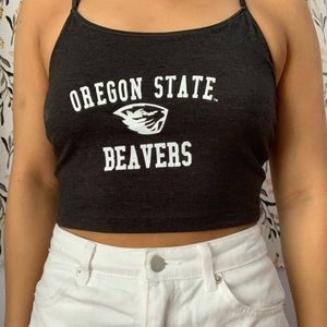 Oregon State Beavers Cropped Tank